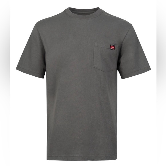 Wrangler Other - Wrangler Workwear Men's Short Sleeve Pocket T-Shirt, Charcoal Grey, Size 2XL